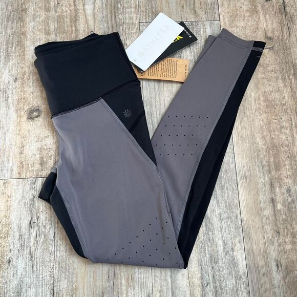 Athleta Leggings NWT Women's XXS Grey and Black - Picture 3 of 8